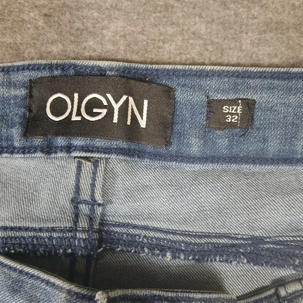 Olgyn Straight‎ Leg Jeans Men's W32 L26 Blue Regular Fit Cotton